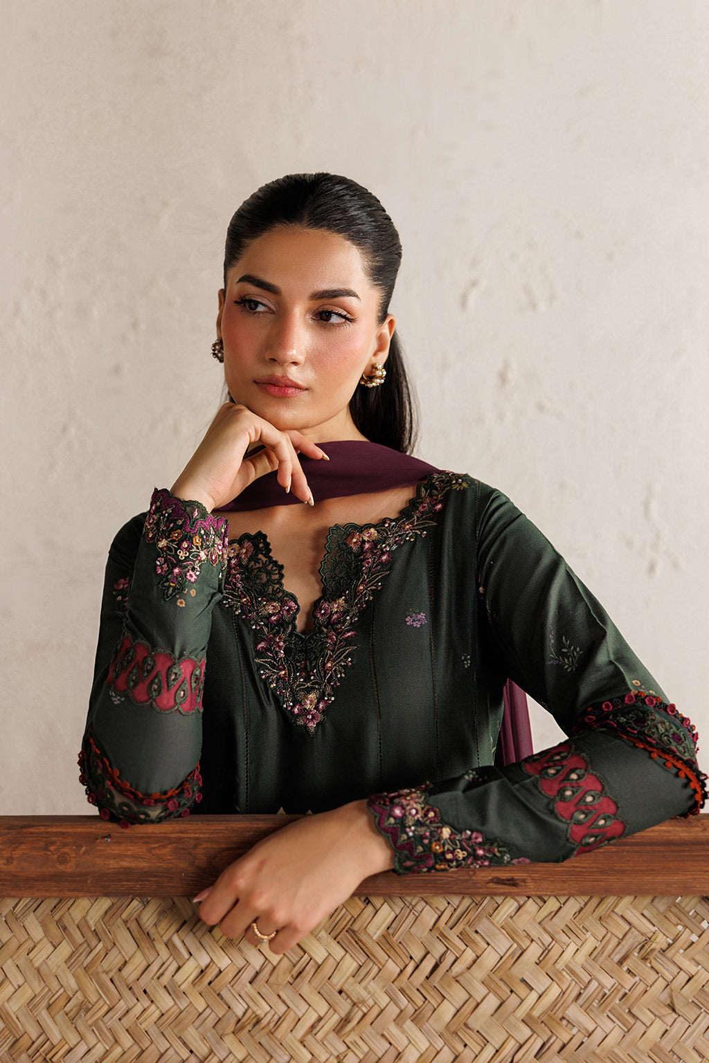 Iznik | Festive lawn 26 | IBE-03 Embroidered Lawn by Iznik - Designer Dress  - Type : Ladies Clothes - Available at Libayah - 100% Original 