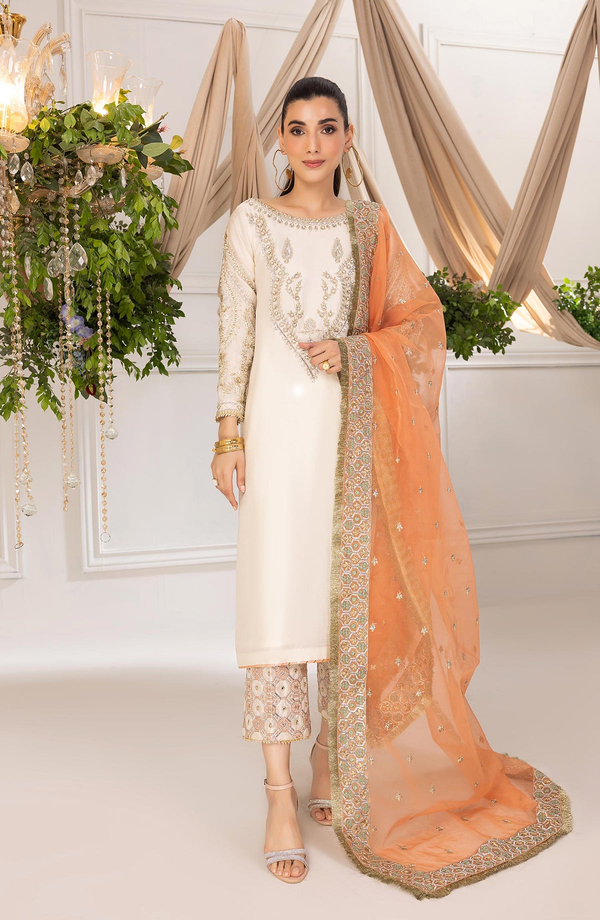 Mina Kashif | Luxury Pret | MK23-15 by Mina Kashif - Designer Dress - Type: Formal - Available at Libayah - 100% Original