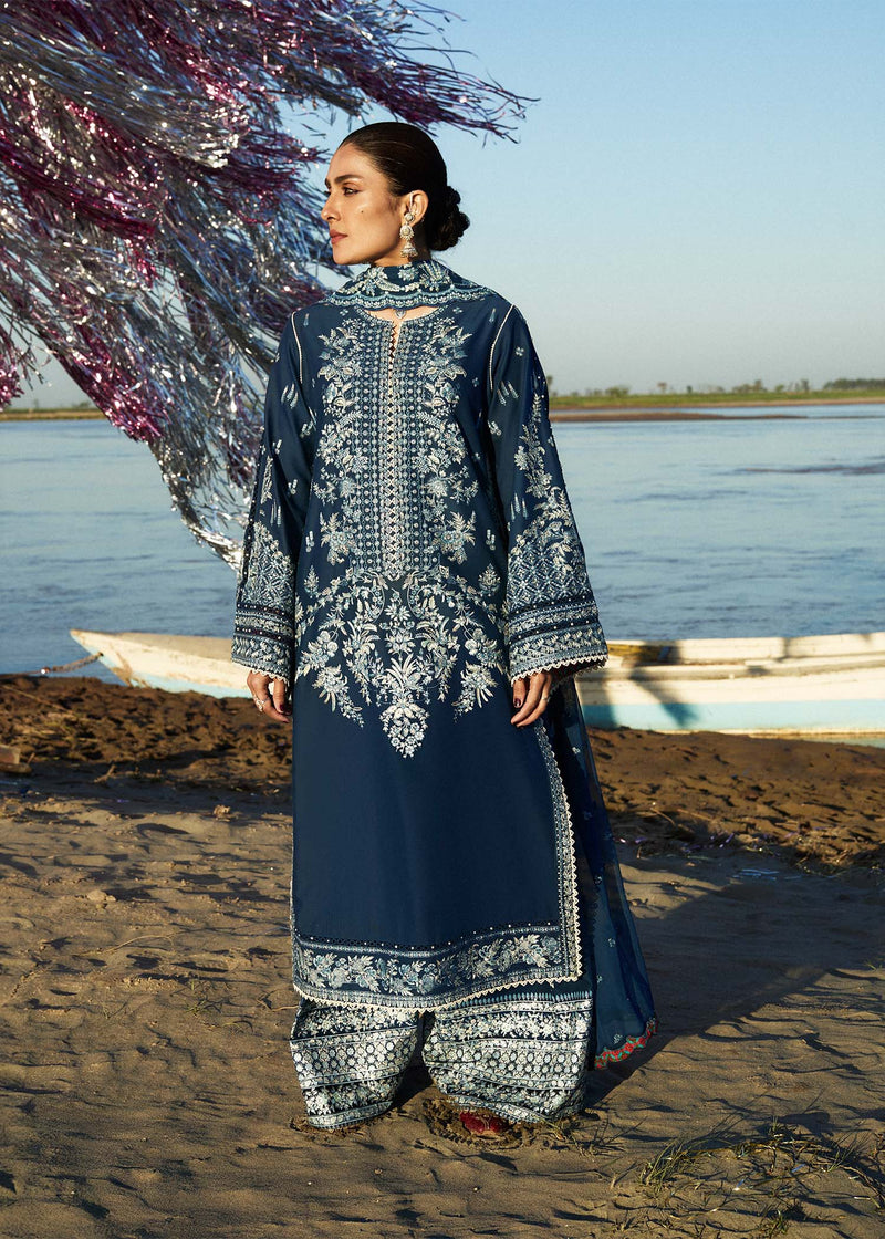 Hussain Rehar | Surkh Eid Pret'25 | Meherbano by Hussain Rehar - Designer Dress  - Type : Ladies Clothes - Available at Libayah - 100% Original 