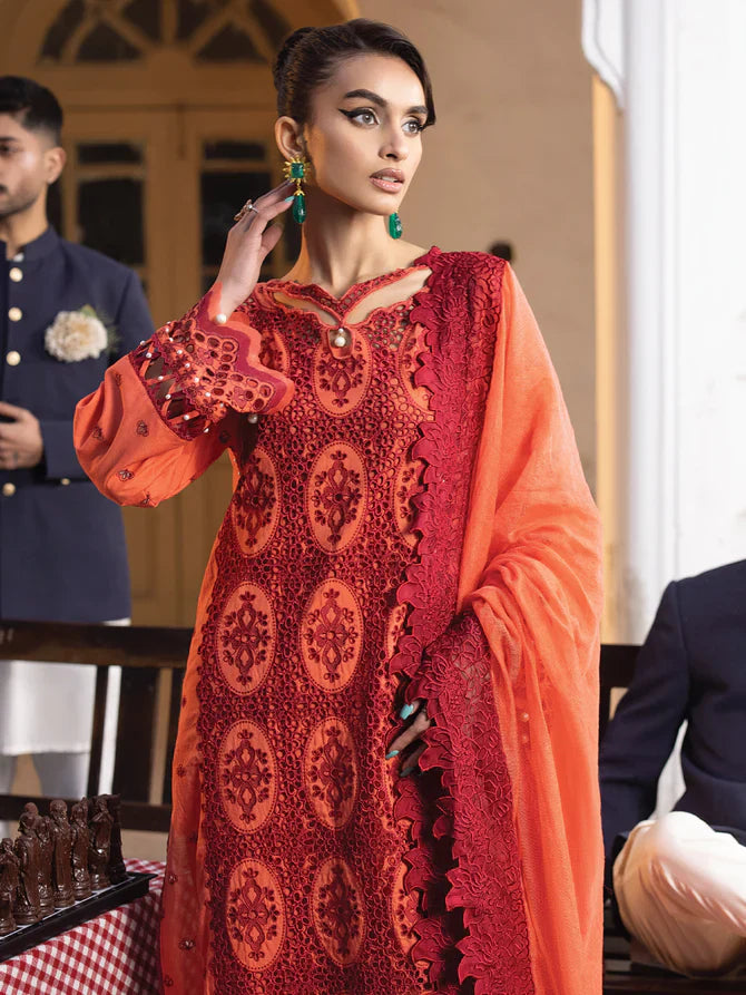 Faiza Faisal | Maya Luxury Lawn | Paula by Faiza Faisal - Designer Dress - Type: Ladies Clothes - Available at Libayah - 100% Original