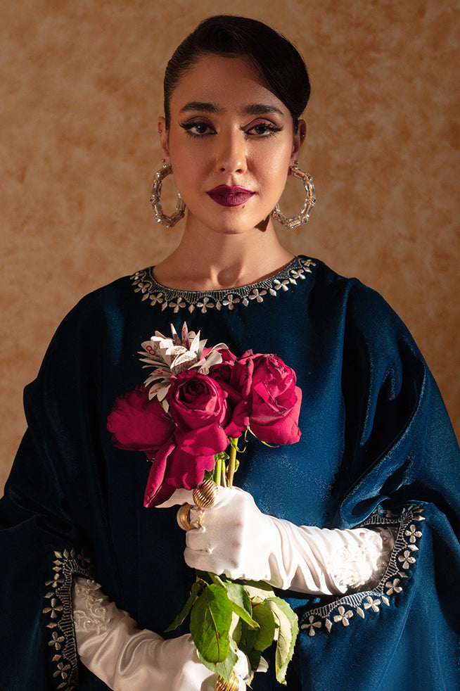 Fozia Khalid | Velvet Deck | Nina by Fozia Khalid - Designer Dress - Type: Formal - Available at Libayah - 100% Original