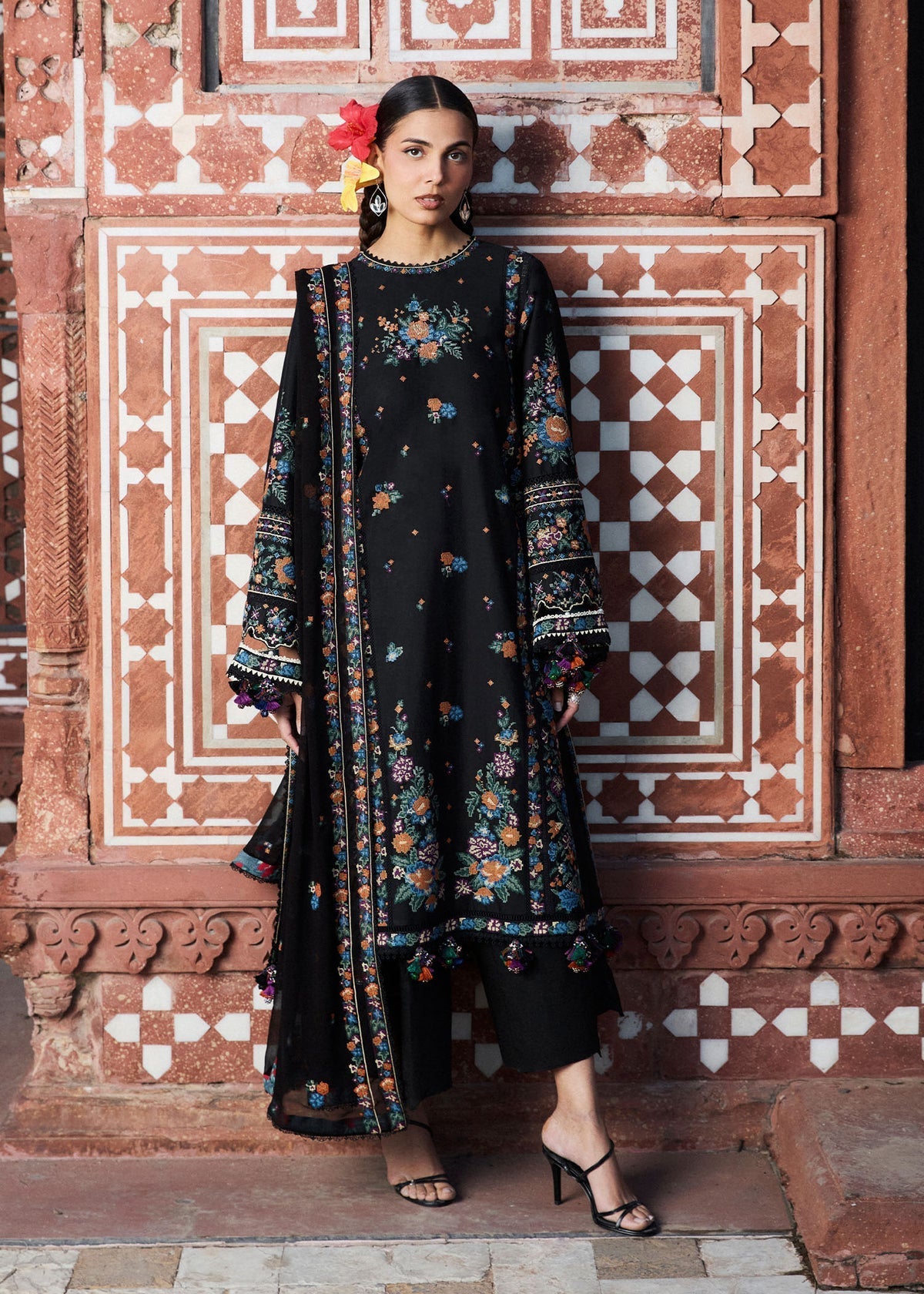 Hussain Rehar | Zan SS26 | Aswa by Hussain Rehar - Designer Dress  - Type : Ladies Clothes - Available at Libayah - 100% Original 