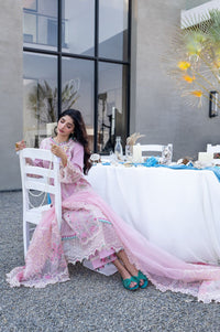 Aabyaan | Saagar Luxury Lawn 25 | RAQS (AS-02) by Aabyaan - Designer Dress - Type: Ladies Clothes - Available at Libayah - 100% Original