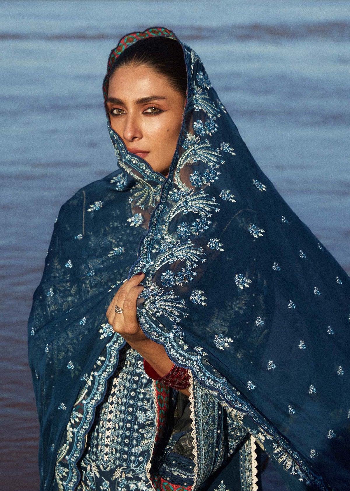 Hussain Rehar | Surkh Eid Pret'25 | Meherbano by Hussain Rehar - Designer Dress  - Type : Ladies Clothes - Available at Libayah - 100% Original 