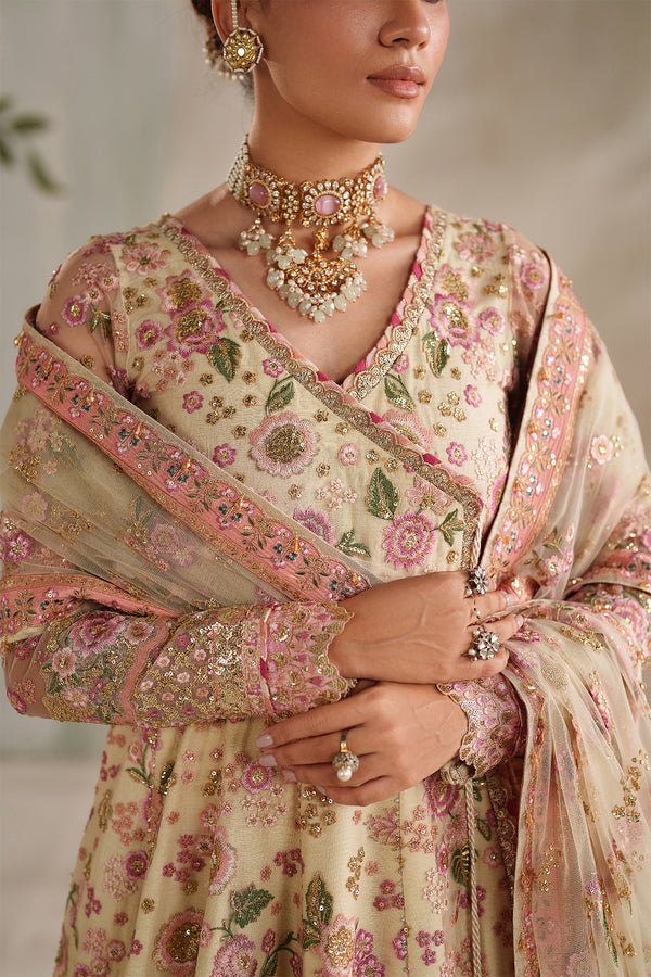 Baroque | Formals Collection | EMBROIDERED NET UF-4371 by Baroque - Designer Dress  - Type : Ladies Clothes - Available at Libayah - 100% Original 