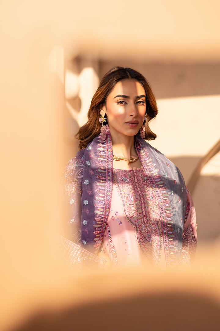 Batik | Ophelia Luxury Pret | Reem Coral by Batik - Designer Dress - Type: Ladies Clothes - Available at Libayah - 100% Original