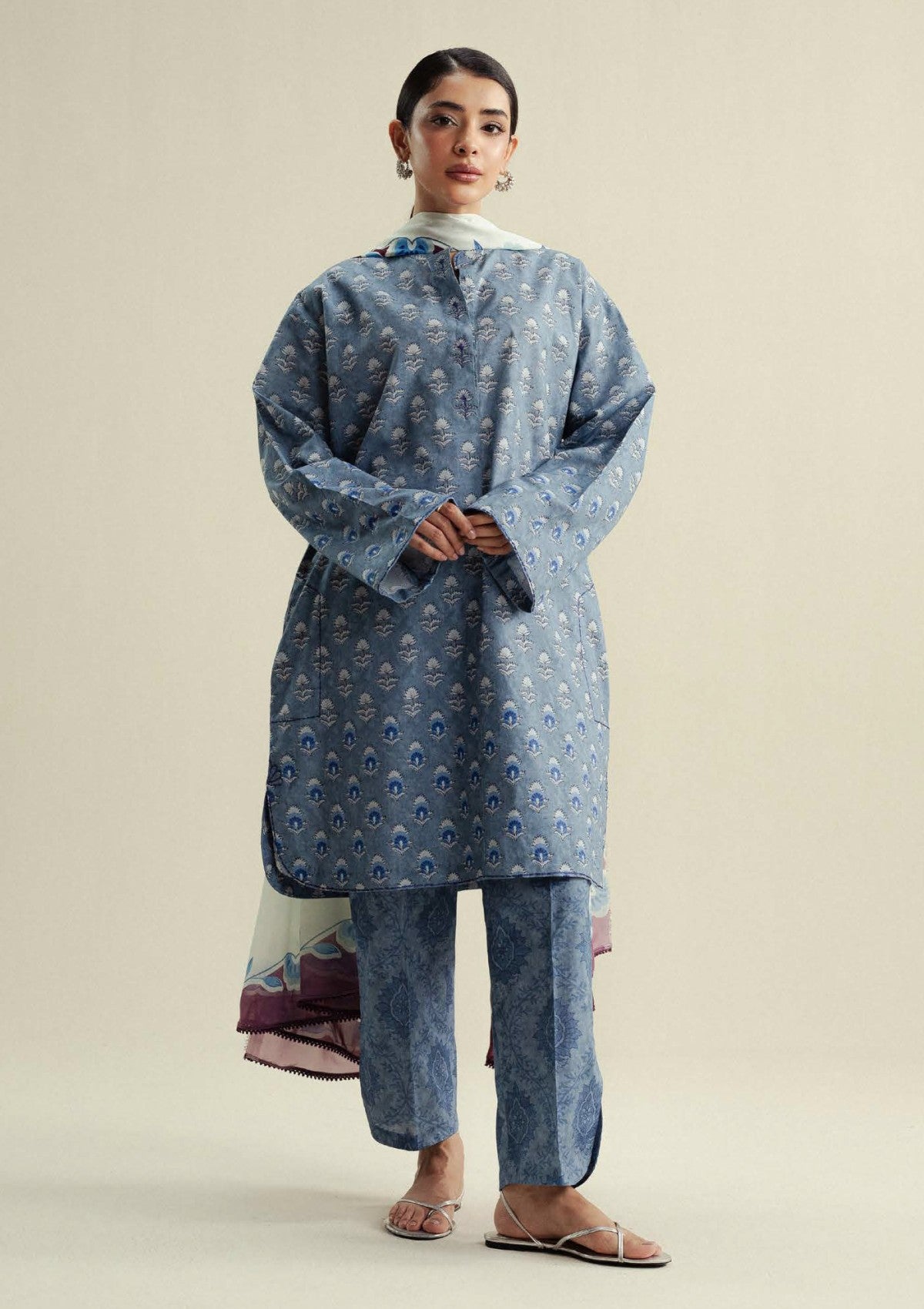 Zara Shahjahan | Coco Prints 25 | Willow-10B by Zara Shahjahan - Designer Dress  - Type : Ladies Clothes - Available at Libayah - 100% Original 