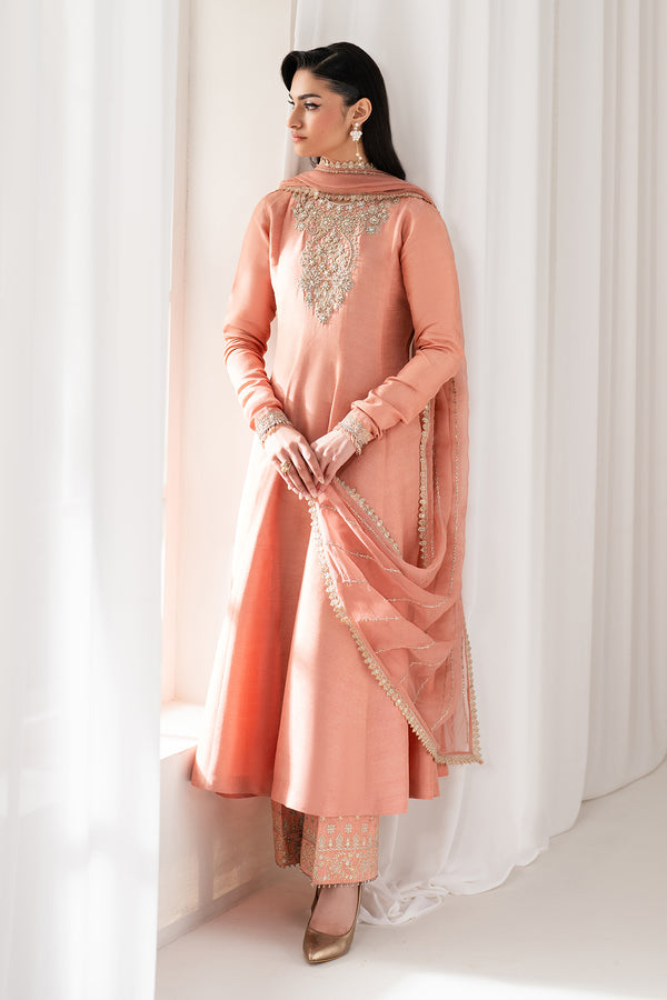 Baroque | Luxury Pret 25 | EMBROIDERED CHIFFON PR-1099 by Baroque - Designer Dress  - Type : Ladies Clothes - Available at Libayah - 100% Original 