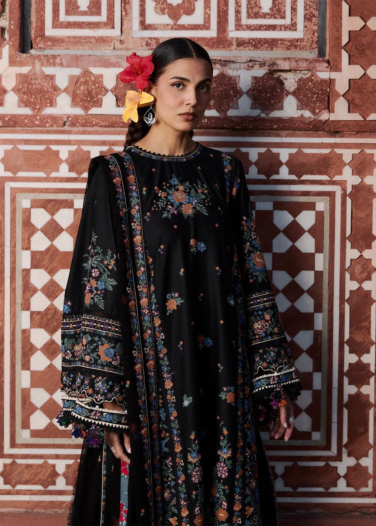 Hussain Rehar | Zan SS26 | Aswa by Hussain Rehar - Designer Dress  - Type : Ladies Clothes - Available at Libayah - 100% Original 