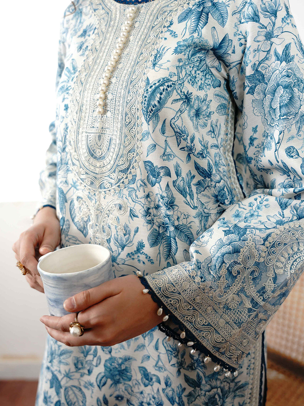 Bin Ilyas | Noura Viscose 24 | 74-A by Bin Ilyas - Designer Dress - Type: Ladies Clothes - Available at Libayah - 100% Original