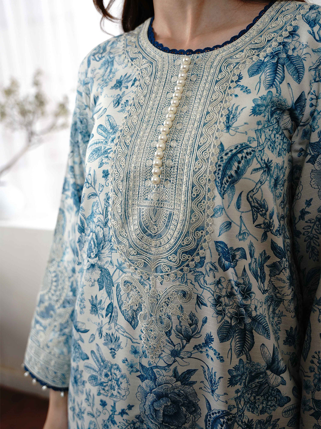 Bin Ilyas | Noura Viscose 24 | 74-A by Bin Ilyas - Designer Dress - Type: Ladies Clothes - Available at Libayah - 100% Original