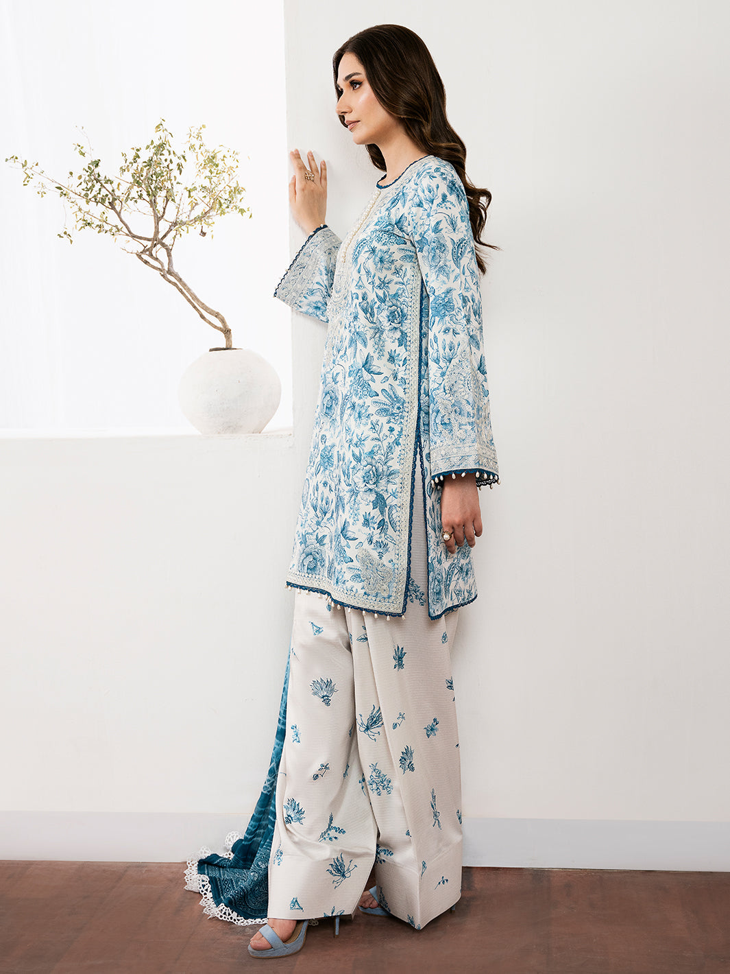 Bin Ilyas | Noura Viscose 24 | 74-A by Bin Ilyas - Designer Dress - Type: Ladies Clothes - Available at Libayah - 100% Original