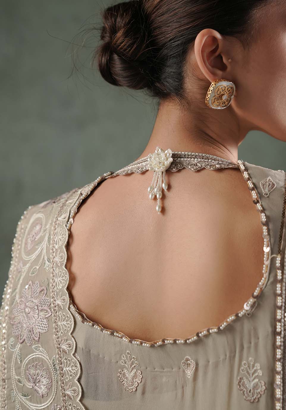 Zarqash | Lakhnawi Festive Chiffon 24 |  ZQL 007A HAZEL by Zarqash - Designer Dress - Type: Ladies Clothes - Available at Libayah - 100% Original