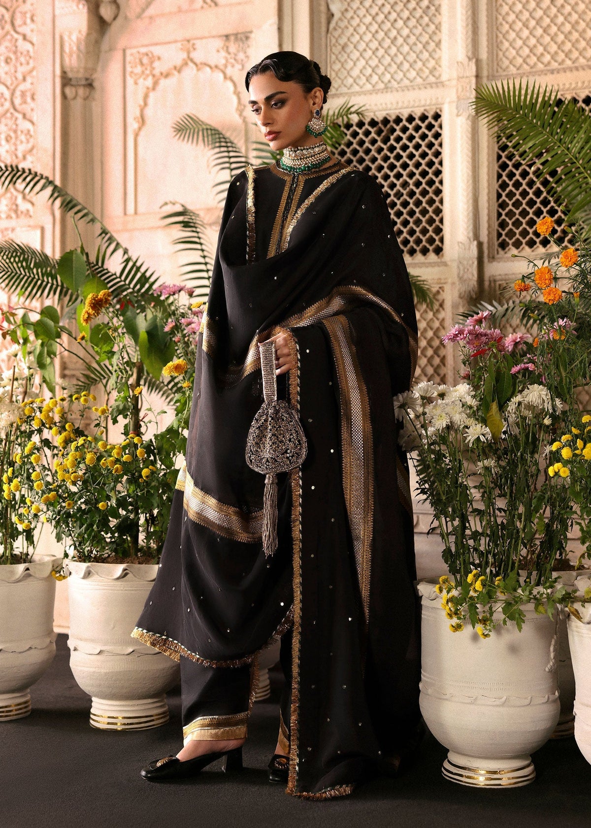 Hussain Rehar | Luxury Pret AW 25 | Noctira by Hussain Rehar - Designer Dress  - Type : Ladies Clothes - Available at Libayah - 100% Original 