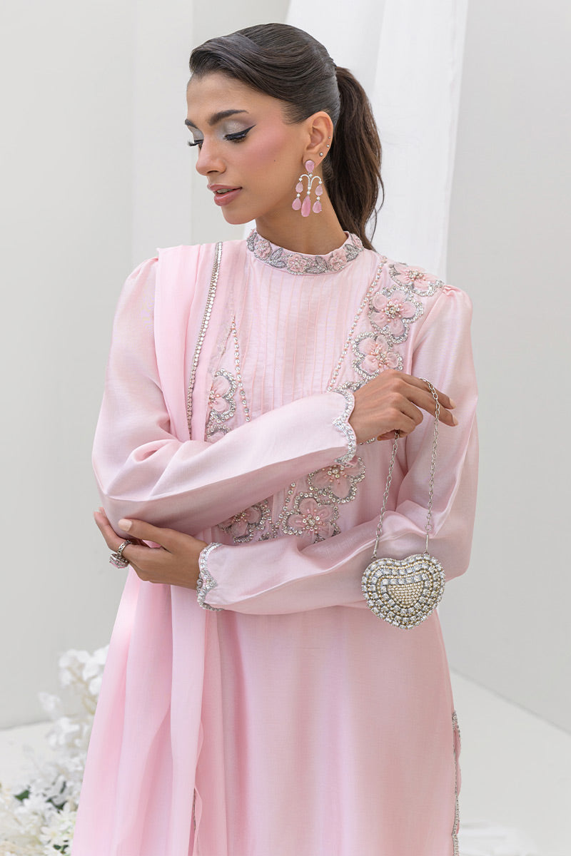 Chic Ophicial | Aarzu Luxe Pret | Blush Petal by Chic Ophicial - Designer Dress  - Type : Ladies Clothes - Available at Libayah - 100% Original 