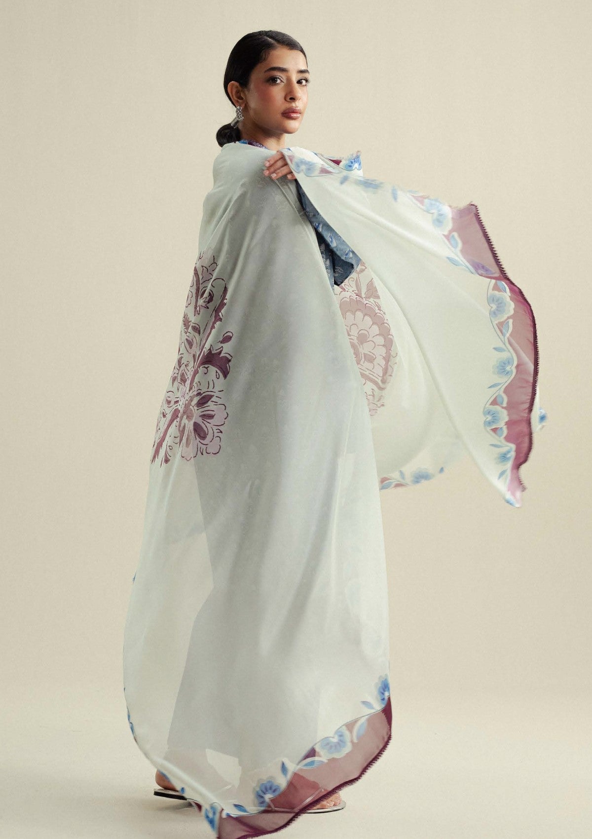 Zara Shahjahan | Coco Prints 25 | Willow-10B by Zara Shahjahan - Designer Dress  - Type : Ladies Clothes - Available at Libayah - 100% Original 