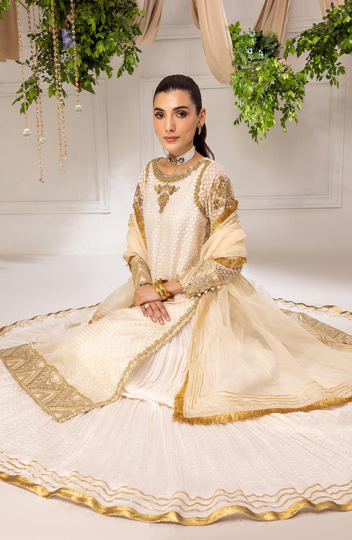 Mina Kashif | Luxury Pret | MK23-14 by Mina Kashif - Designer Dress - Type: Formal - Available at Libayah - 100% Original