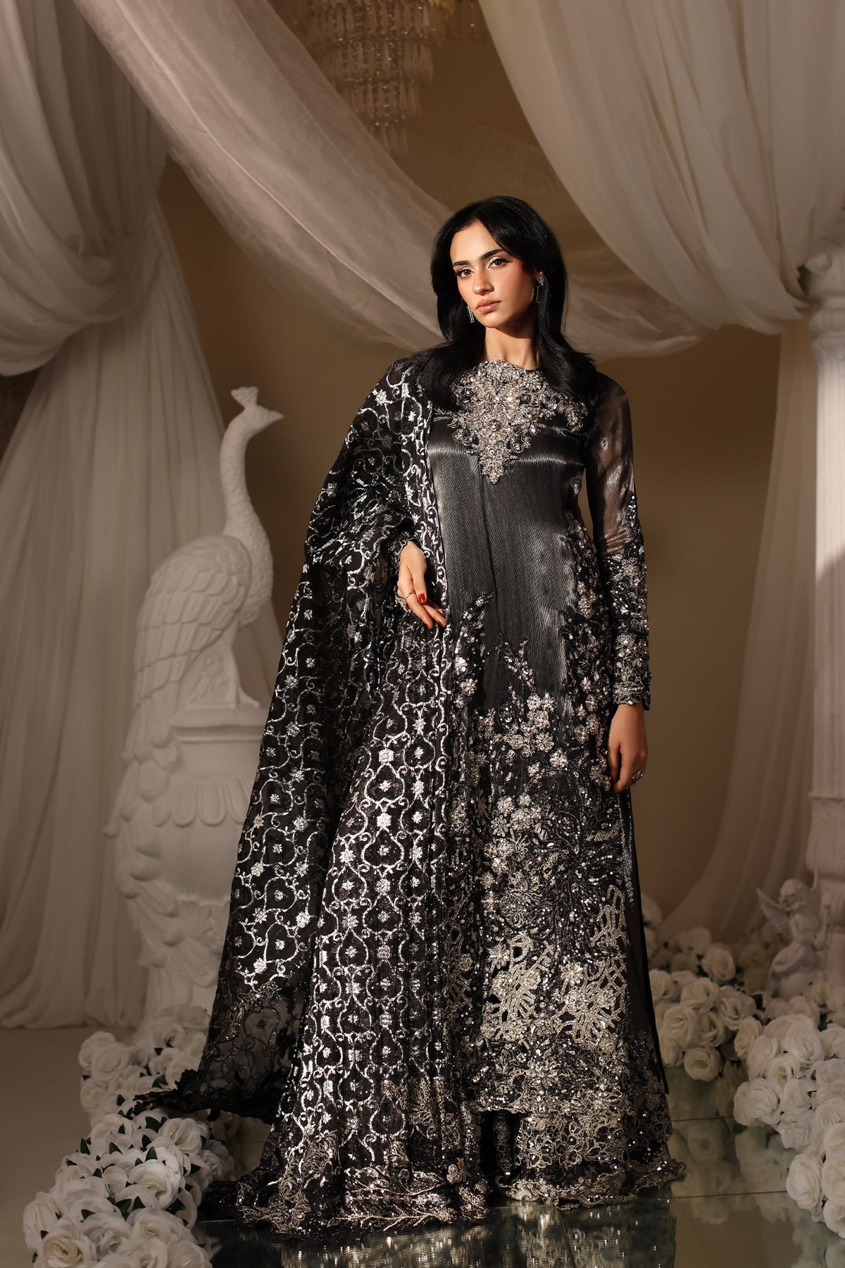 Musferah Saad | Casa Blance |Royal Eclipse by Musferah Saad - Designer Dress  - Type : Ladies Clothes - Available at Libayah - 100% Original 