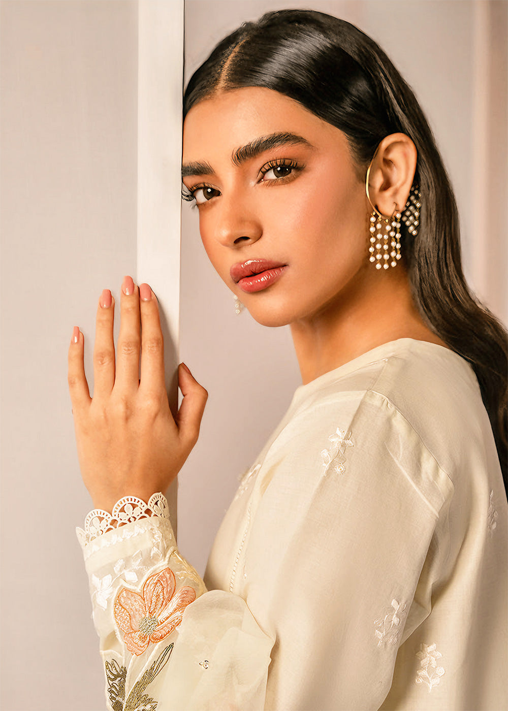 Cross Stitch | Mahiri Embroidered Lawn 24 | MINTY MIST