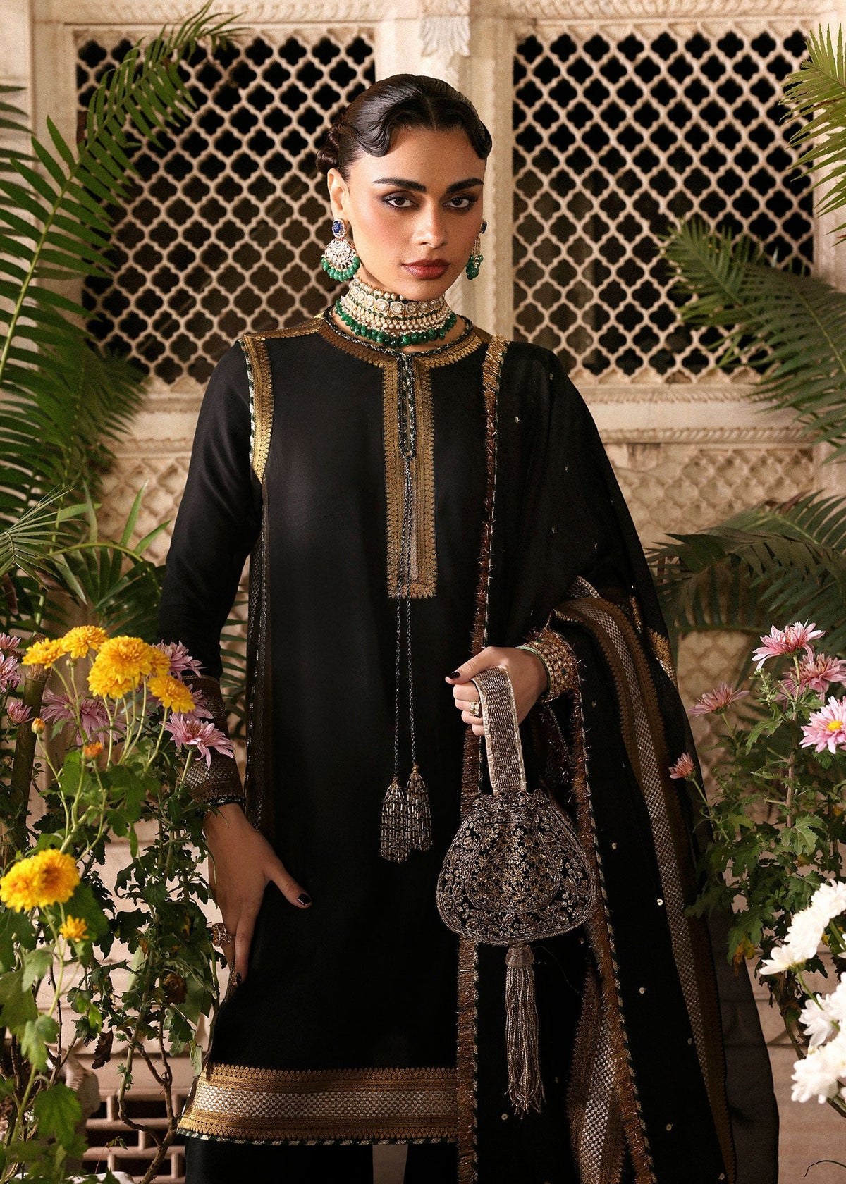 Hussain Rehar | Luxury Pret AW 25 | Noctira by Hussain Rehar - Designer Dress  - Type : Ladies Clothes - Available at Libayah - 100% Original 