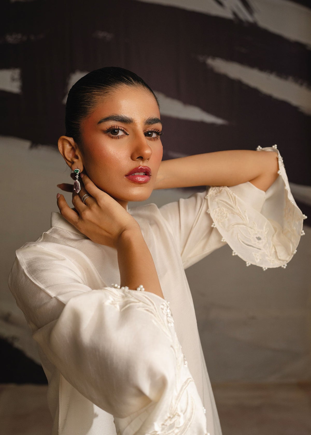 Mahgul | Eye of Cemal | Misty Floral by Mahgul - Designer Dress - Type: Ladies Clothes - Available at Libayah - 100% Original