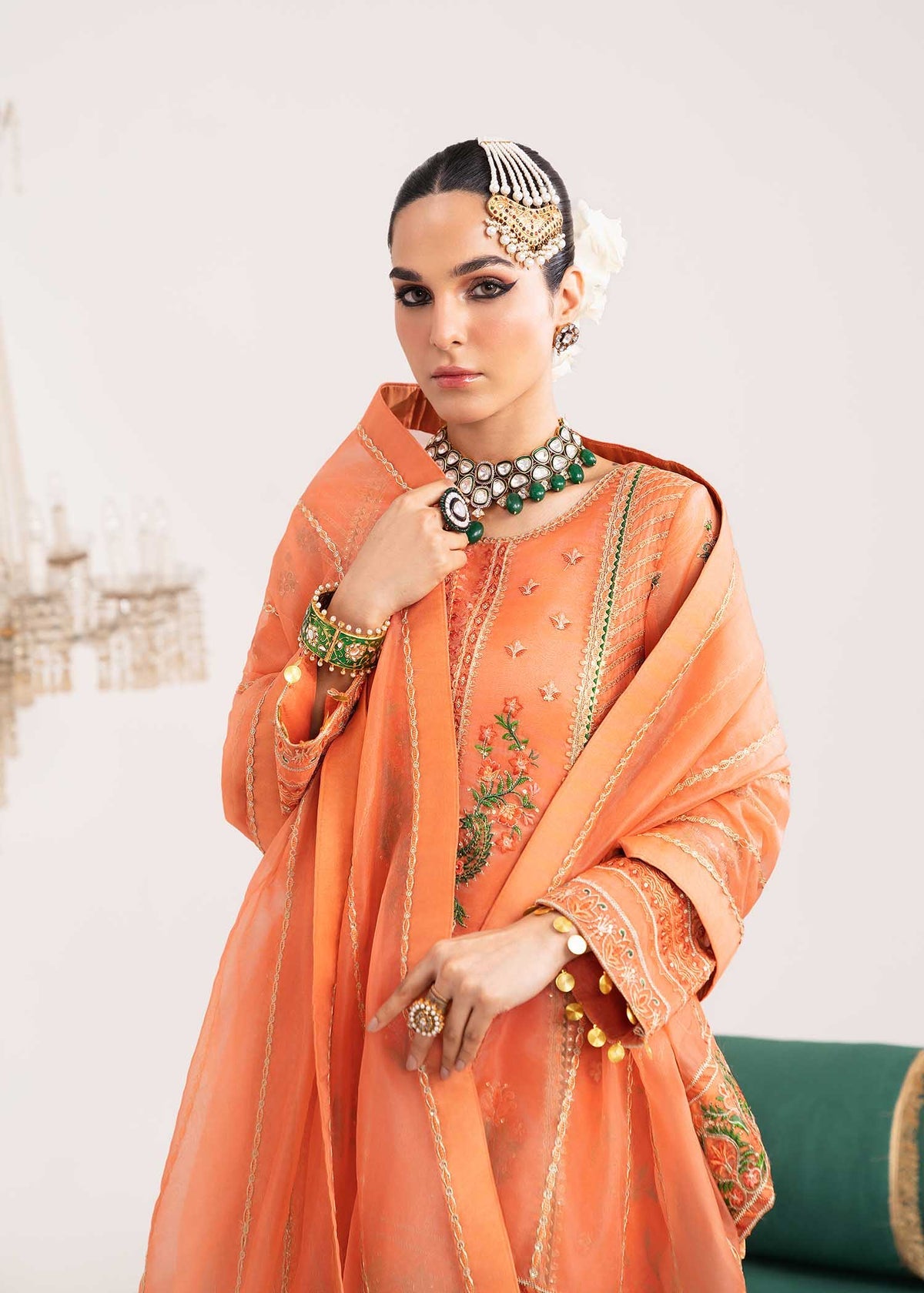 Dastoor | Sajni Luxury Eid Collection 24 | Niloofar by Dastoor - Designer Dress - Type: Ladies Clothes - Available at Libayah - 100% Original