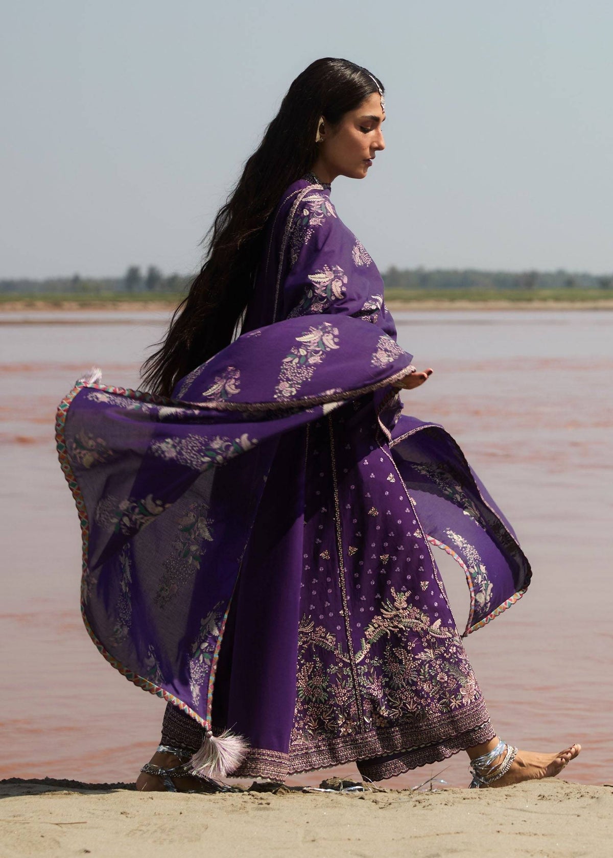 Hussain Rehar | Surkh Eid Pret'25 | Gulistaan by Hussain Rehar - Designer Dress  - Type : Ladies Clothes - Available at Libayah - 100% Original 