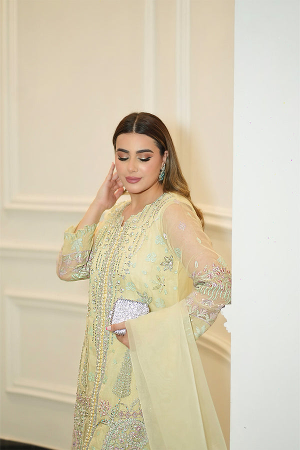 Maryum N Maria | Amani Formals | AURY - MW40117 by Maryum N Maria - Designer Dress  - Type : Ladies Clothes - Available at Libayah - 100% Original 