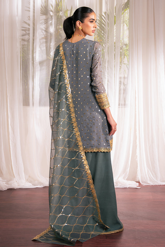Cross Stitch | Luxe Atelier 24 | MALLARD GREEN by Cross Stitch - Designer Dress - Type: Ladies Clothes - Available at Libayah - 100% Original