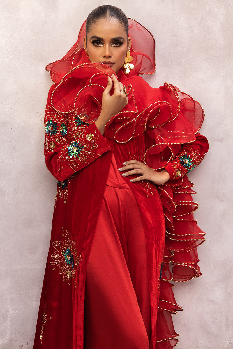 Chic Ophicial | Velveteen Luxury Fall Collection | Roya by Chic Ophicial - Designer Dress - Type: Ladies Clothes - Available at Libayah - 100% Original