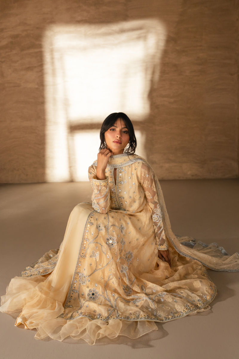 Sana Abbas | Zalea Formals | ZURI by Sana Abbas - Designer Dress  - Type : Ladies Clothes - Available at Libayah - 100% Original 