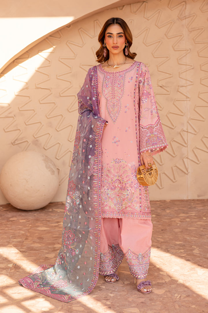 Batik | Ophelia Luxury Pret | Reem Coral by Batik - Designer Dress - Type: Ladies Clothes - Available at Libayah - 100% Original