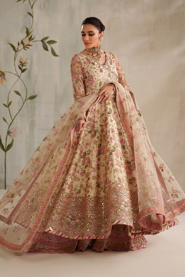 Baroque | Formals Collection | EMBROIDERED NET UF-4371 by Baroque - Designer Dress  - Type : Ladies Clothes - Available at Libayah - 100% Original 