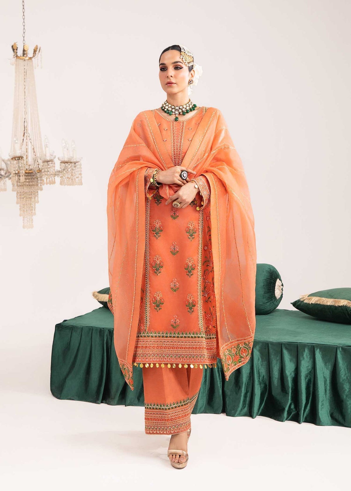 Dastoor | Sajni Luxury Eid Collection 24 | Niloofar by Dastoor - Designer Dress - Type: Ladies Clothes - Available at Libayah - 100% Original