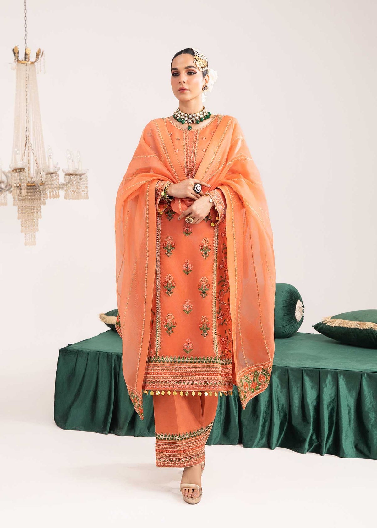 Dastoor | Sajni Luxury Eid Collection 24 | Niloofar by Dastoor - Designer Dress - Type: Ladies Clothes - Available at Libayah - 100% Original