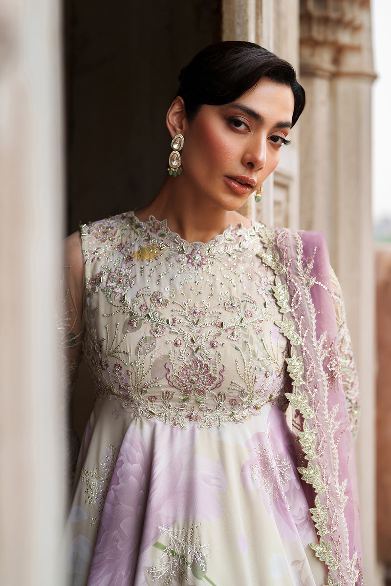 Iznik | Festive Formal | UE-546 Embroidered Chiffon by Iznik - Designer Dress  - Type : Ladies Clothes - Available at Libayah - 100% Original 
