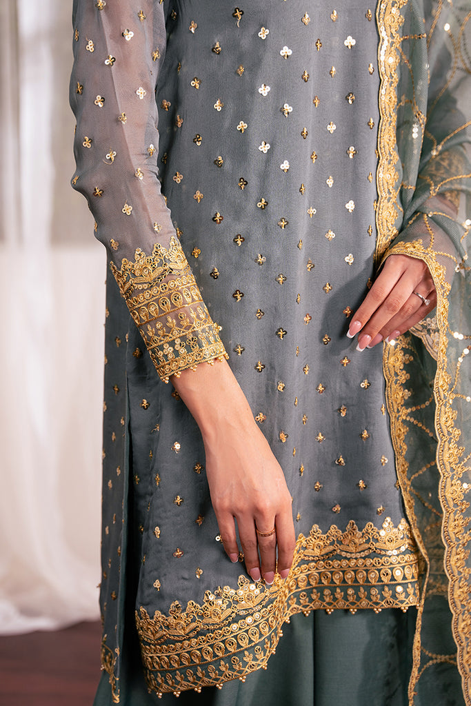 Cross Stitch | Luxe Atelier 24 | MALLARD GREEN by Cross Stitch - Designer Dress - Type: Ladies Clothes - Available at Libayah - 100% Original