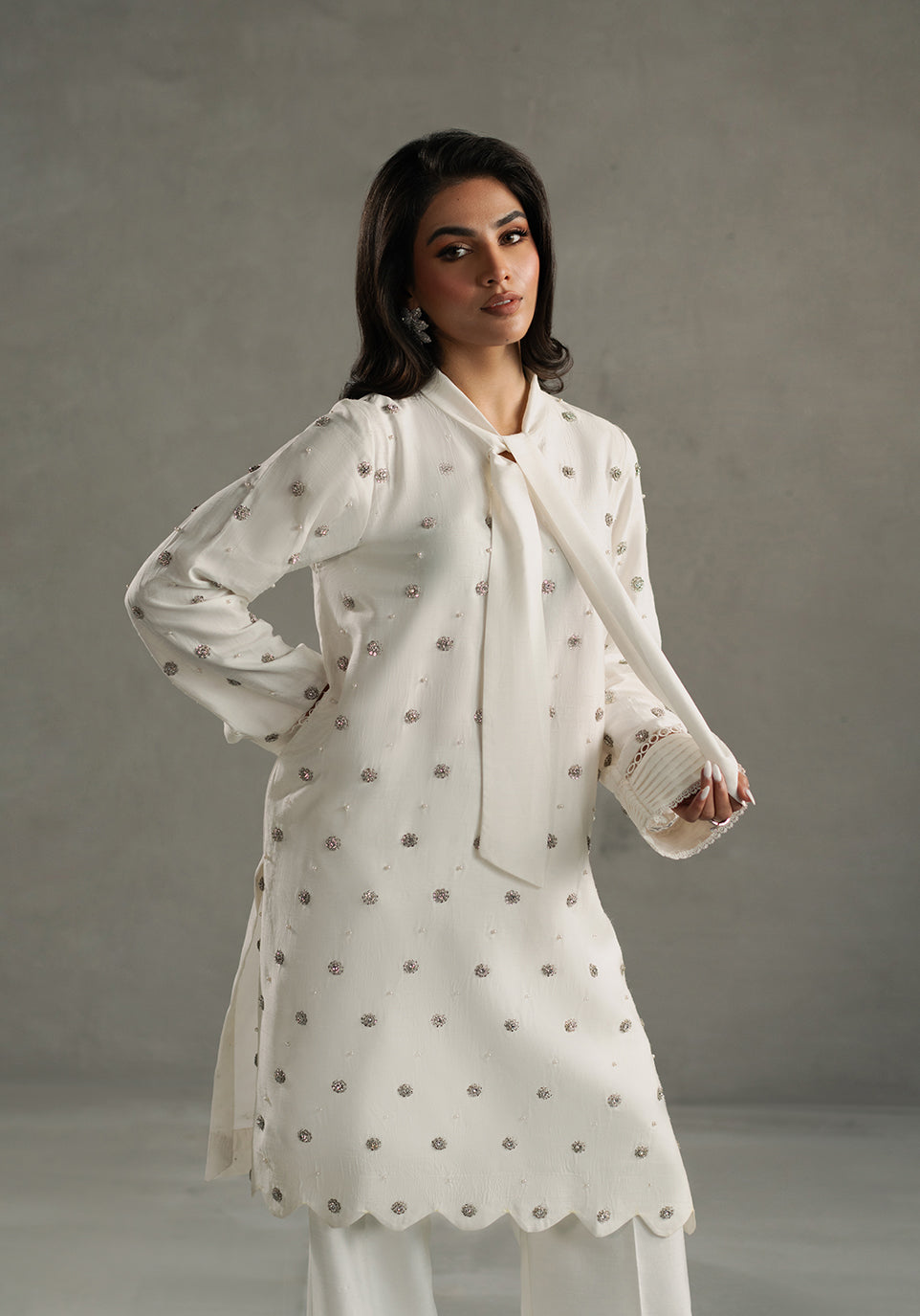 Zarqash | Silk Edit | ZQS 008 OPAL by Zarqash - Designer Dress - Type: Ladies Clothes - Available at Libayah - 100% Original