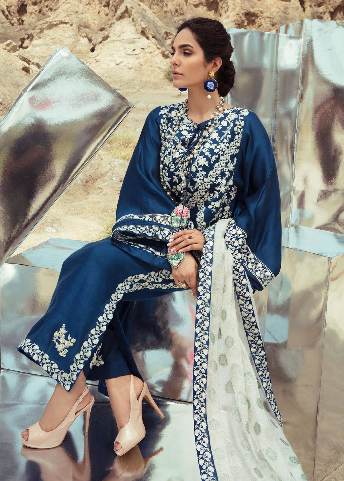Saira Shakira | Luxury Pret | Prussia by Saira Shakira - Designer Dress  - Type : Ladies Clothes - Available at Libayah - 100% Original 