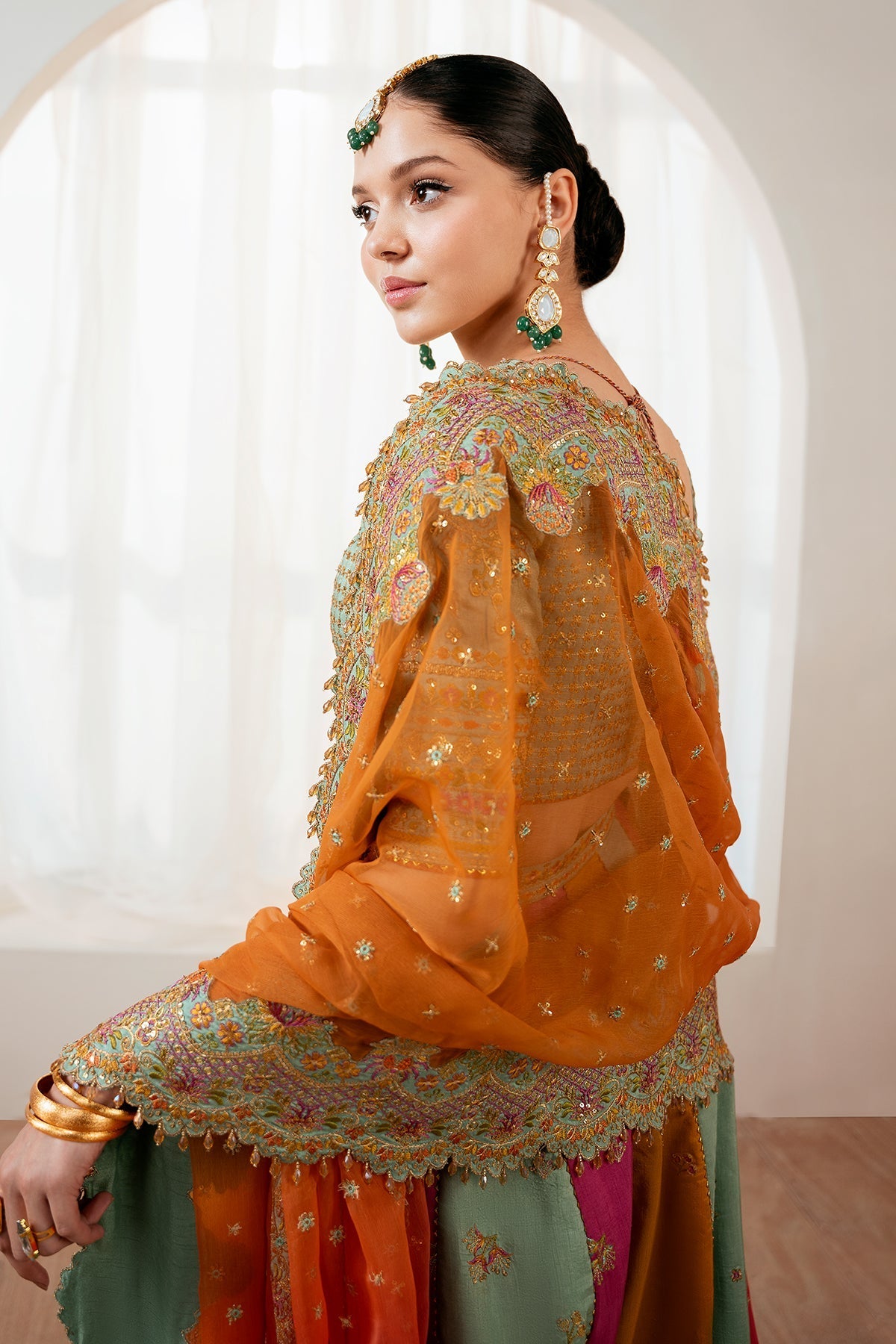 Baroque | Formal Collection | UF-4036 by Baroque - Designer Dress  - Type : Ladies Clothes - Available at Libayah - 100% Original 