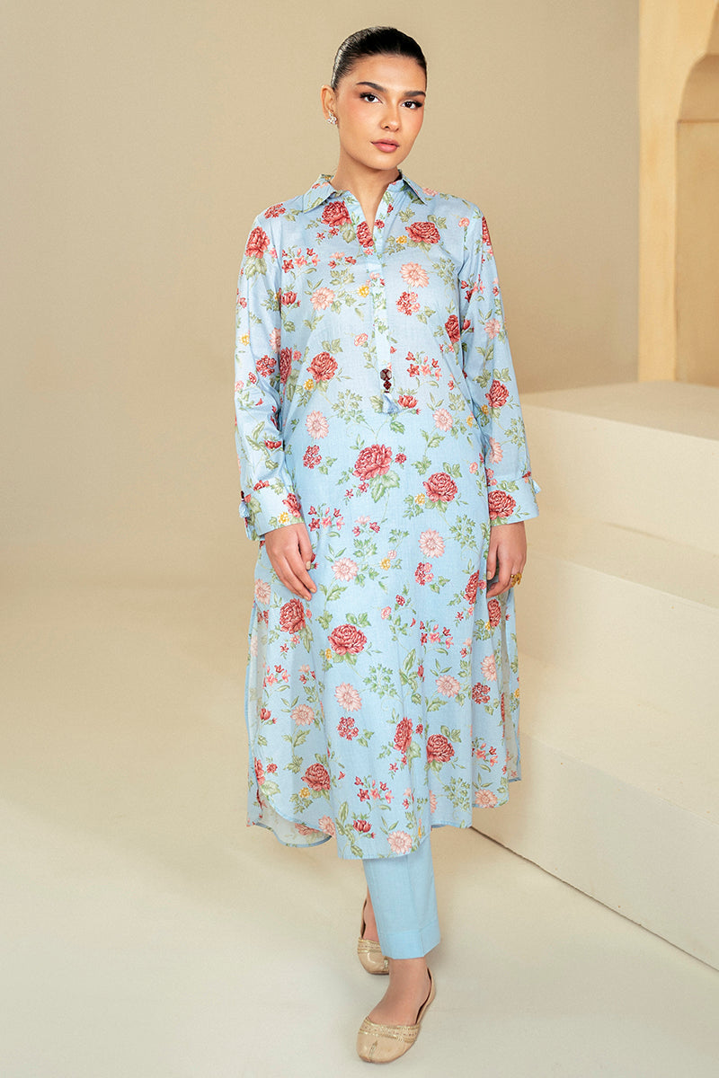 Cross Stitch | Daily Lawn 24 | CHAMBRAY DREAM-2 PIECE LAWN SUIT