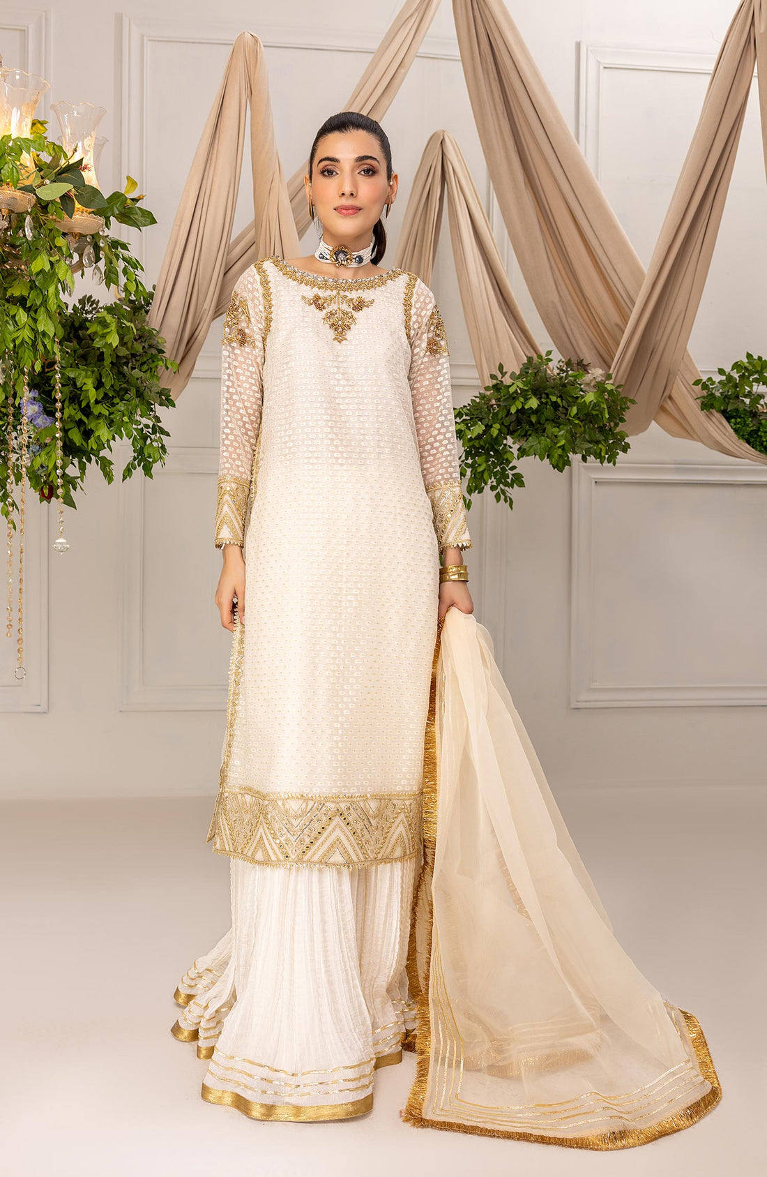 Mina Kashif | Luxury Pret | MK23-14 by Mina Kashif - Designer Dress - Type: Formal - Available at Libayah - 100% Original