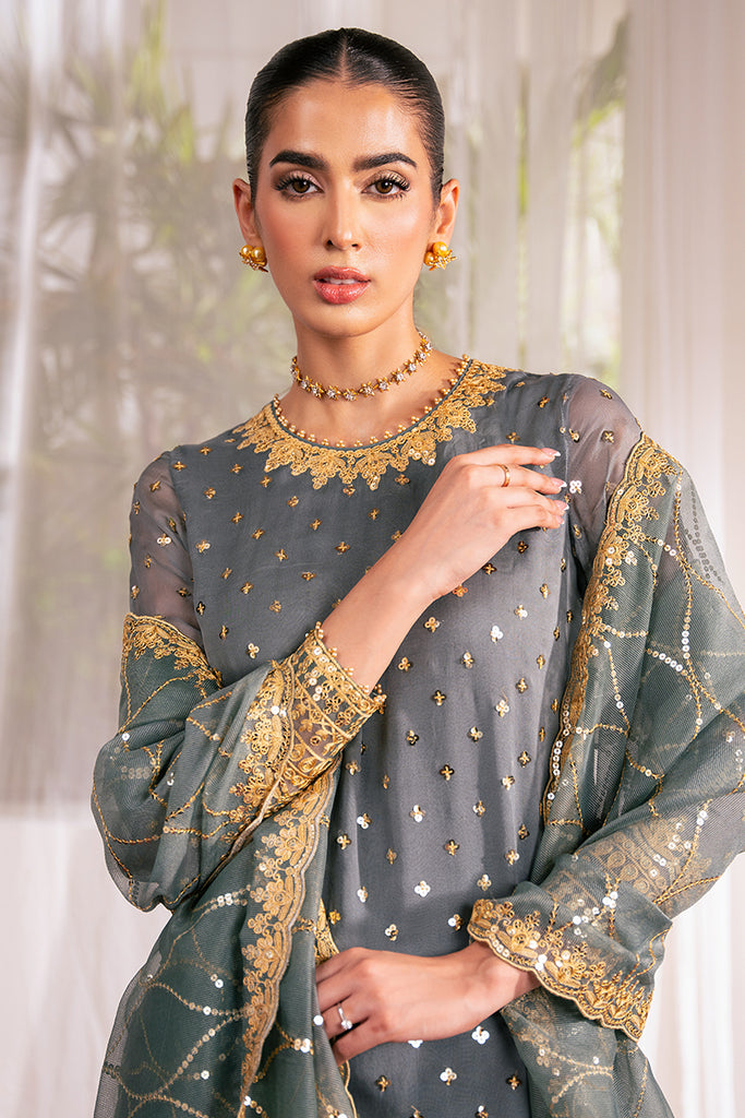 Cross Stitch | Luxe Atelier 24 | MALLARD GREEN by Cross Stitch - Designer Dress - Type: Ladies Clothes - Available at Libayah - 100% Original