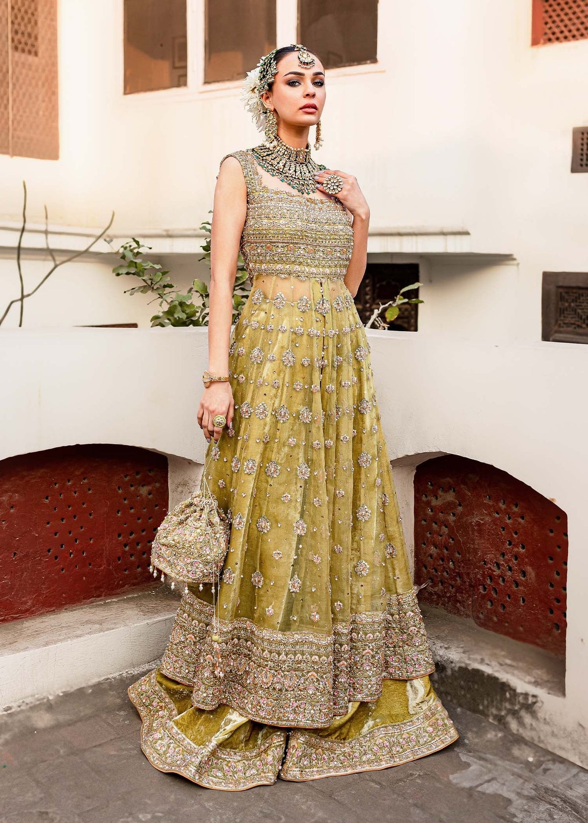 Kanwal Malik | Wedding Formals and Bridals | SUNEHRI by Kanwal Malik - Designer Dress - Type: Ladies Clothes - Available at Libayah - 100% Original