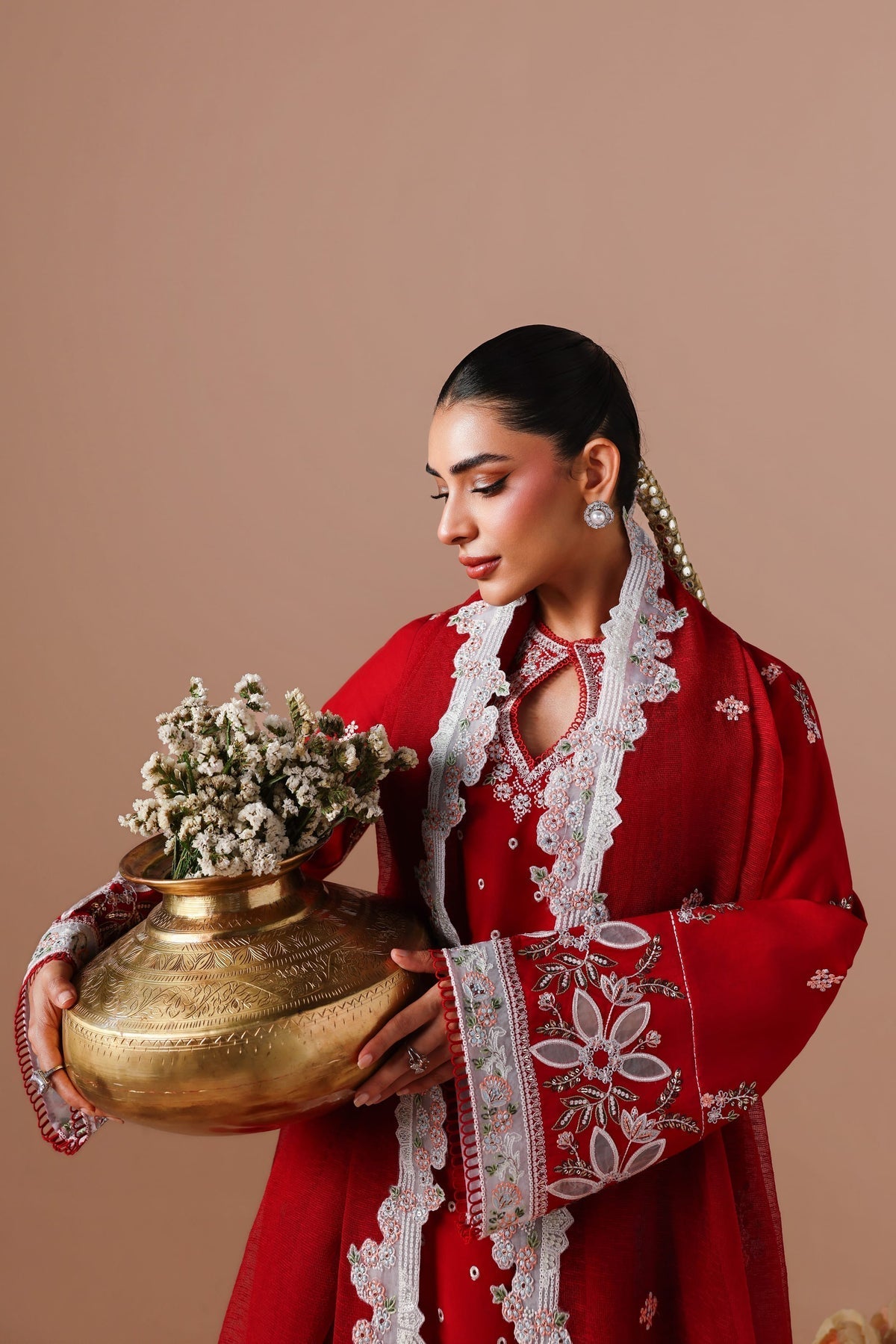 Afrozeh | Basic Pret 26 RTW | NACRE by Afrozeh - Designer Dress  - Type : Ladies Clothes - Available at Libayah - 100% Original 