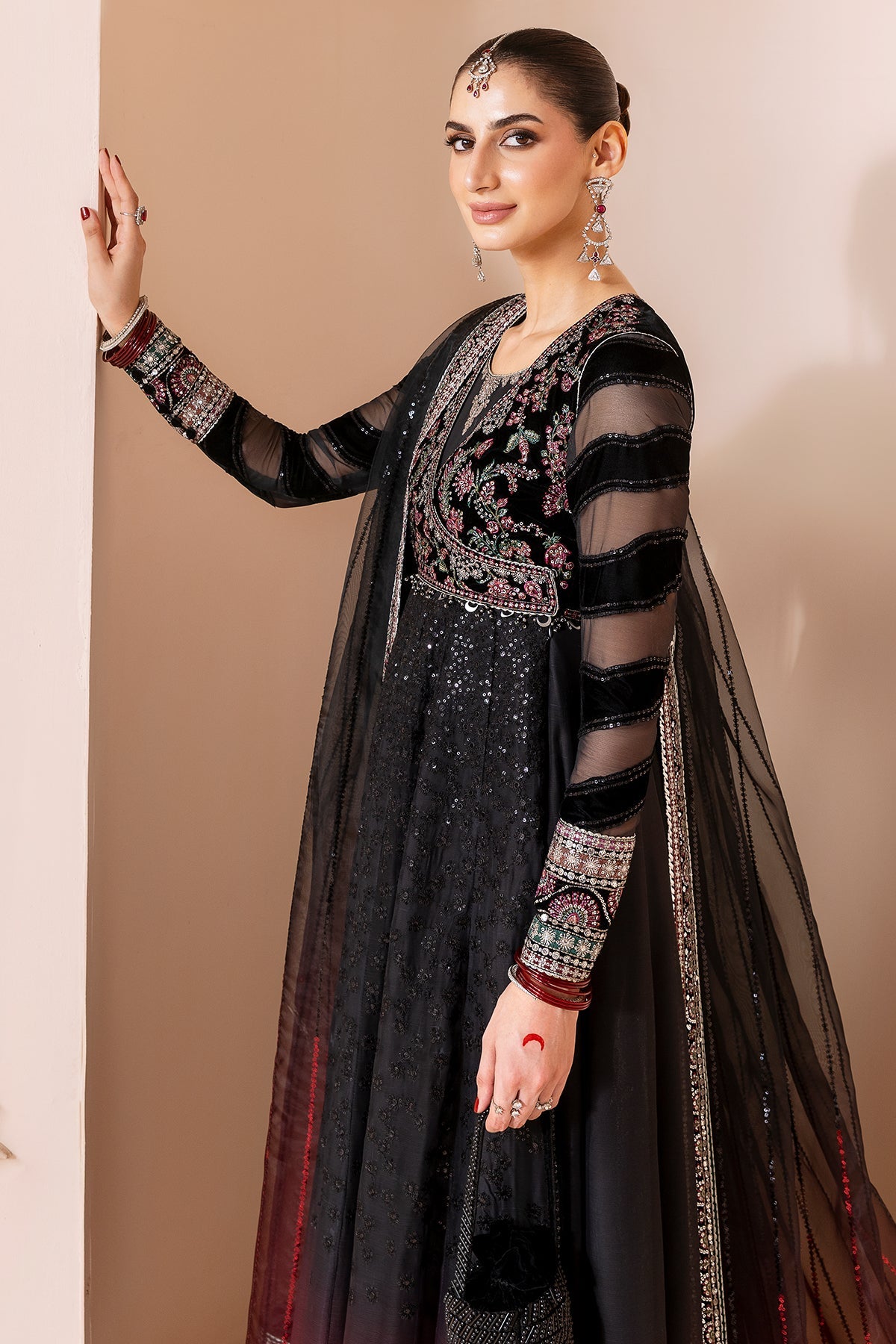 Jazmin | Chandani Velvet Formals 25 | CVF D-10 by Jazmin - Designer Dress  - Type : Ladies Clothes - Available at Libayah - 100% Original 