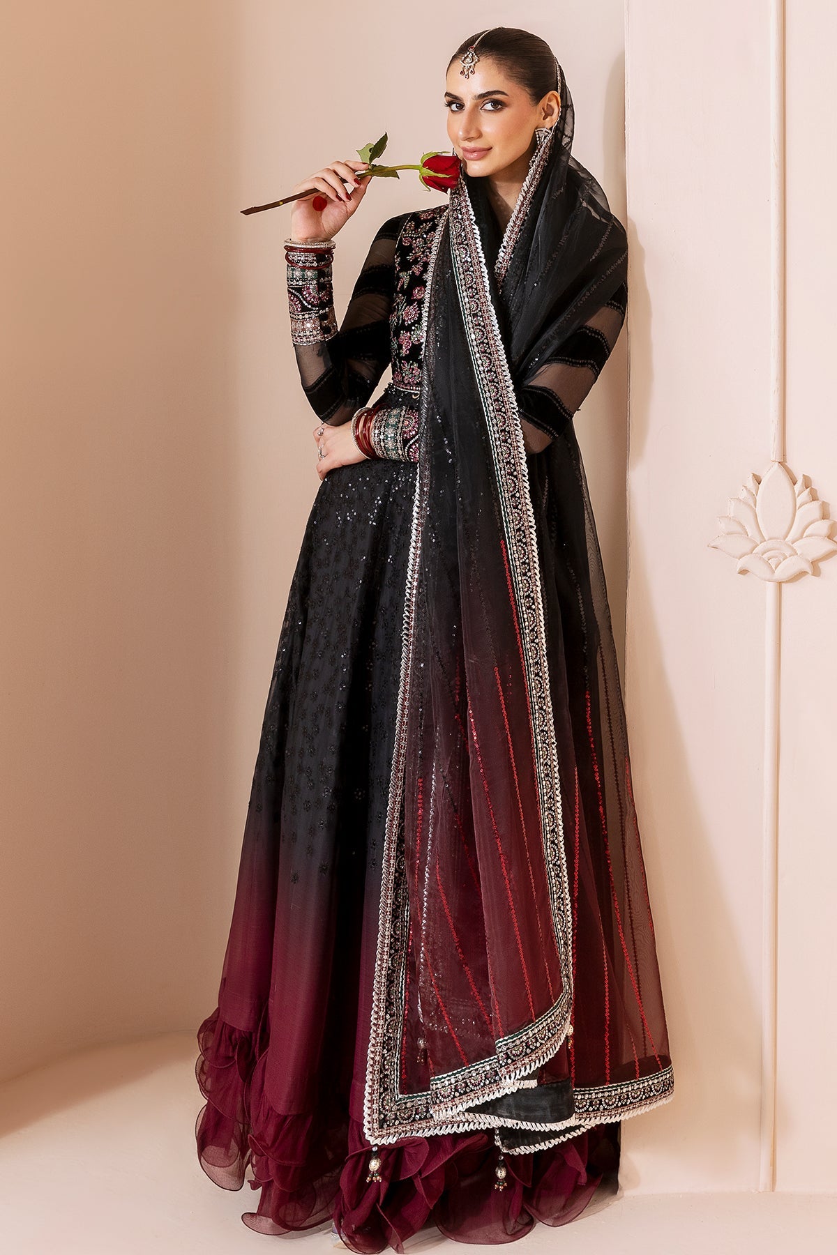 Jazmin | Chandani Velvet Formals 25 | CVF D-10 by Jazmin - Designer Dress  - Type : Ladies Clothes - Available at Libayah - 100% Original 