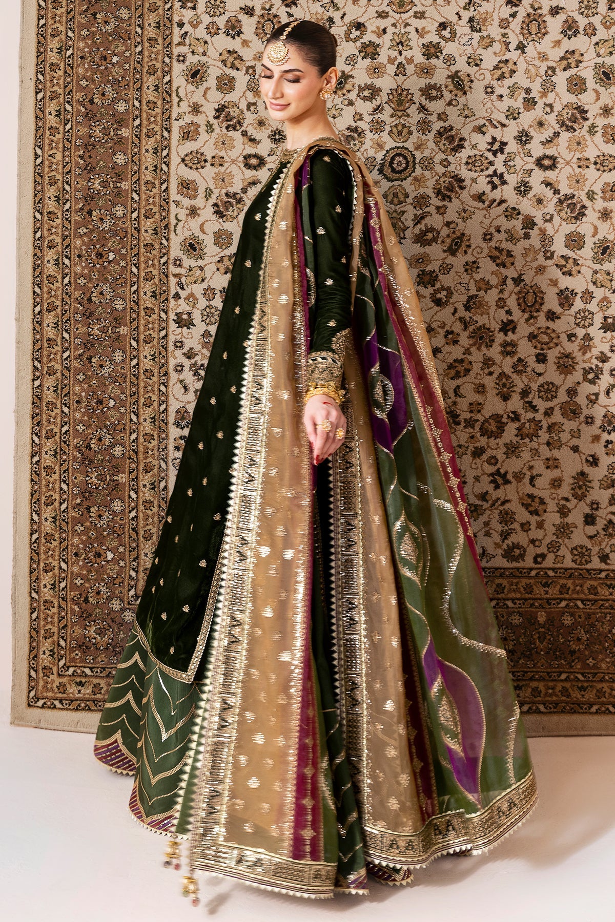 Jazmin | Chandani Velvet Formals 25 | CVF D-09 by Jazmin - Designer Dress  - Type : Ladies Clothes - Available at Libayah - 100% Original 