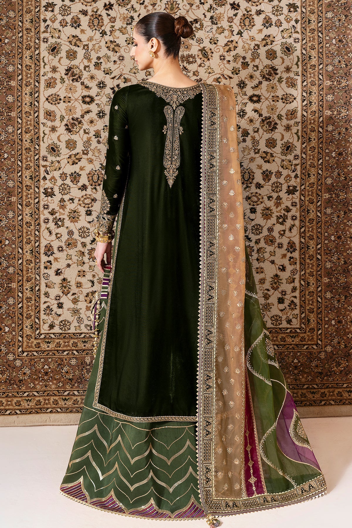 Jazmin | Chandani Velvet Formals 25 | CVF D-09 by Jazmin - Designer Dress  - Type : Ladies Clothes - Available at Libayah - 100% Original 