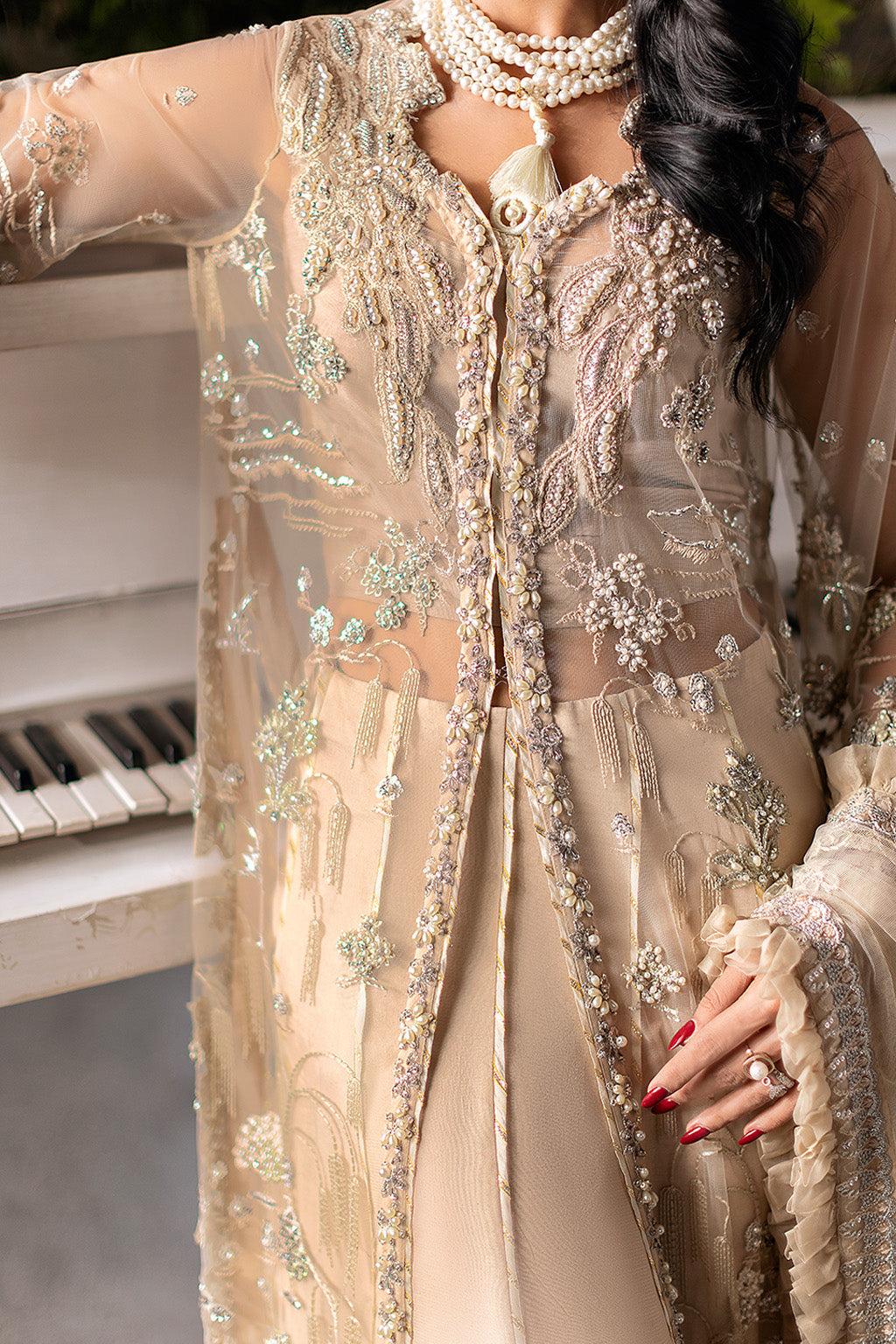 Saad Shaikh | Flurie Vol 3 | Clara by Saad Shaikh - Designer Dress  - Type : Ladies Clothes - Available at Libayah - 100% Original 